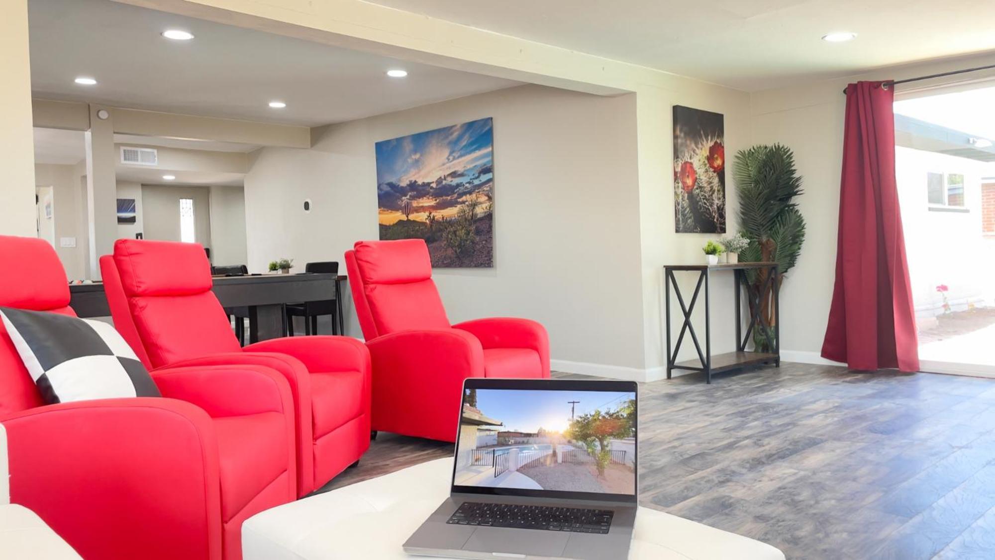 Private Home - Heated Pool, Billiards, Darts, Foosball, Fireplace, 5 Smart Tvs, Bbq, Cotton Bedding - The Saguaro Sanctuary, Pool Heat Optional Тусон Экстерьер фото